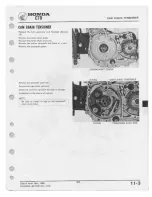 Предварительный просмотр 109 страницы Honda C70 1980 Shop Manual