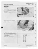 Предварительный просмотр 118 страницы Honda C70 1980 Shop Manual