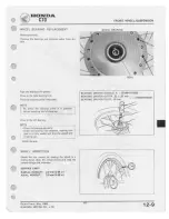 Предварительный просмотр 119 страницы Honda C70 1980 Shop Manual