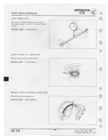 Предварительный просмотр 120 страницы Honda C70 1980 Shop Manual