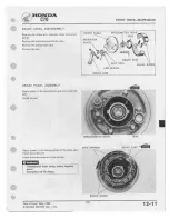 Предварительный просмотр 121 страницы Honda C70 1980 Shop Manual