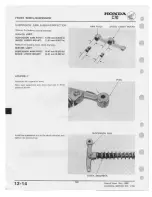 Предварительный просмотр 124 страницы Honda C70 1980 Shop Manual