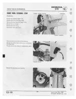 Предварительный просмотр 126 страницы Honda C70 1980 Shop Manual