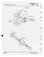 Предварительный просмотр 144 страницы Honda C70 1980 Shop Manual