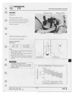 Предварительный просмотр 147 страницы Honda C70 1980 Shop Manual