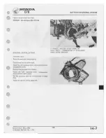 Предварительный просмотр 151 страницы Honda C70 1980 Shop Manual