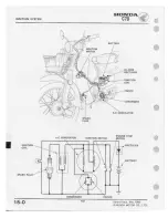 Предварительный просмотр 154 страницы Honda C70 1980 Shop Manual