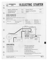 Предварительный просмотр 159 страницы Honda C70 1980 Shop Manual