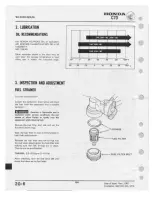 Предварительный просмотр 182 страницы Honda C70 1980 Shop Manual