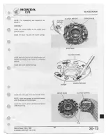 Предварительный просмотр 189 страницы Honda C70 1980 Shop Manual