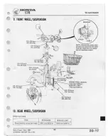 Предварительный просмотр 193 страницы Honda C70 1980 Shop Manual