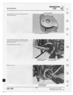 Предварительный просмотр 196 страницы Honda C70 1980 Shop Manual