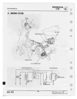 Предварительный просмотр 198 страницы Honda C70 1980 Shop Manual