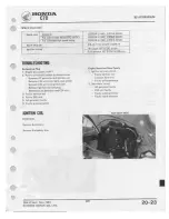 Предварительный просмотр 199 страницы Honda C70 1980 Shop Manual