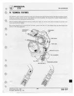 Предварительный просмотр 203 страницы Honda C70 1980 Shop Manual