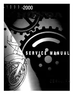 Honda C8R600F4 Service Manual preview