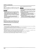 Preview for 6 page of Honda C8R600F4 Service Manual