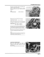 Предварительный просмотр 161 страницы Honda C8R600F4 Service Manual