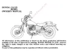 Honda CA125 Rebel Owner'S Manual предпросмотр