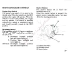 Предварительный просмотр 31 страницы Honda CA125 Rebel Owner'S Manual