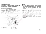 Предварительный просмотр 39 страницы Honda CA125 Rebel Owner'S Manual