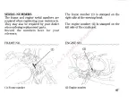 Предварительный просмотр 51 страницы Honda CA125 Rebel Owner'S Manual