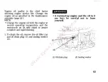 Предварительный просмотр 57 страницы Honda CA125 Rebel Owner'S Manual