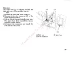 Предварительный просмотр 81 страницы Honda CA125 Rebel Owner'S Manual