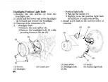 Предварительный просмотр 84 страницы Honda CA125 Rebel Owner'S Manual