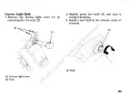 Предварительный просмотр 87 страницы Honda CA125 Rebel Owner'S Manual