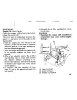 Предварительный просмотр 31 страницы Honda CB SevenFifty Owner'S Manual