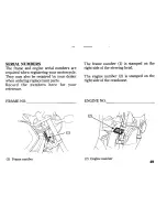 Предварительный просмотр 57 страницы Honda CB SevenFifty Owner'S Manual