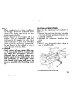 Предварительный просмотр 63 страницы Honda CB SevenFifty Owner'S Manual