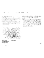 Предварительный просмотр 81 страницы Honda CB SevenFifty Owner'S Manual