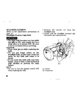 Предварительный просмотр 90 страницы Honda CB SevenFifty Owner'S Manual