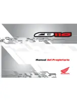 Honda CB TWISTER (Spanish) Manual Del Propietario preview