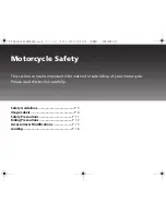 Предварительный просмотр 5 страницы Honda CB1100A User Manual