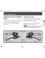 Предварительный просмотр 78 страницы Honda CB1100A User Manual