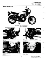 Предварительный просмотр 2 страницы Honda CB1100F Service Manual