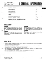 Предварительный просмотр 3 страницы Honda CB1100F Service Manual