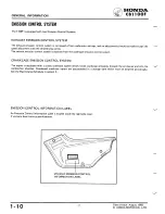 Предварительный просмотр 12 страницы Honda CB1100F Service Manual