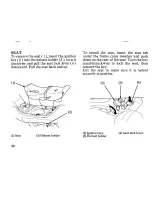 Предварительный просмотр 38 страницы Honda CB250 Nighthawk Owner'S Manual