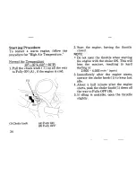 Предварительный просмотр 42 страницы Honda CB250 Nighthawk Owner'S Manual