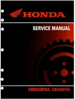 Honda CB300F Service Manual предпросмотр