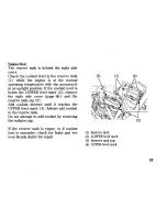 Предварительный просмотр 49 страницы Honda CB400 A Owner'S Manual