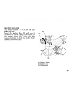 Предварительный просмотр 71 страницы Honda CB400 A Owner'S Manual