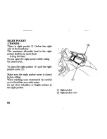 Предварительный просмотр 76 страницы Honda CB400 A Owner'S Manual