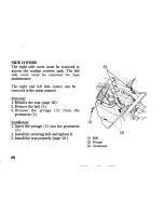 Предварительный просмотр 78 страницы Honda CB400 A Owner'S Manual