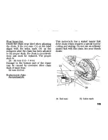 Предварительный просмотр 117 страницы Honda CB400 A Owner'S Manual