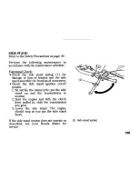 Предварительный просмотр 121 страницы Honda CB400 A Owner'S Manual